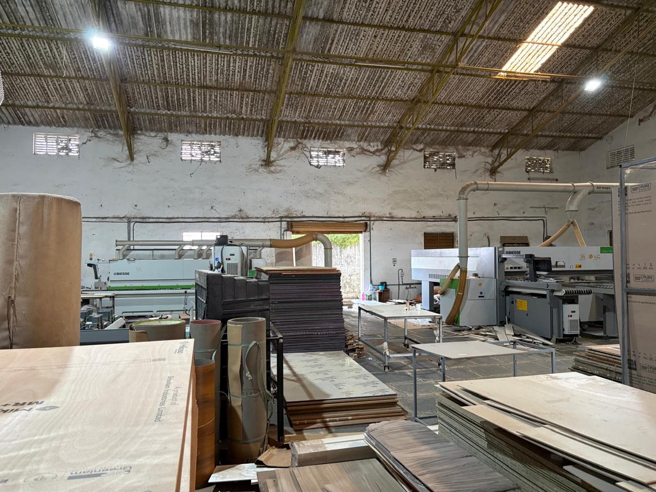 Manufacturing process at V3 Spaces facility